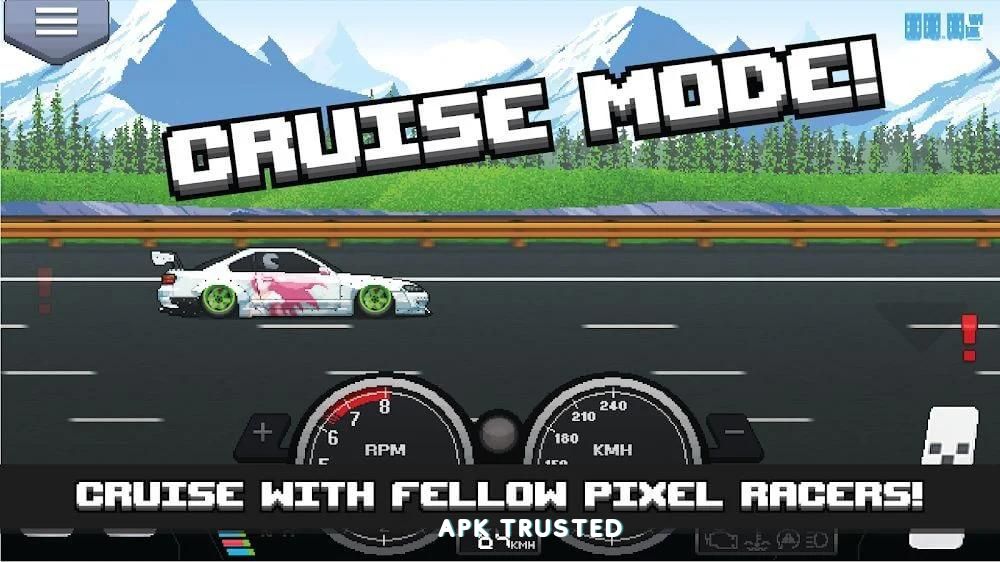 Pixel Car Racer Game
