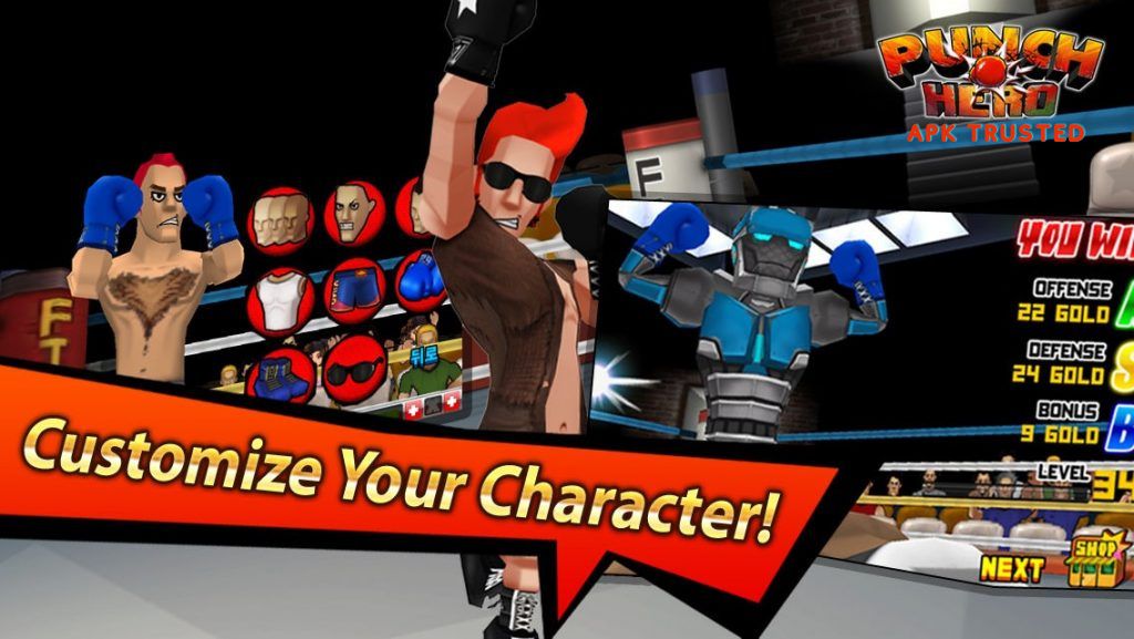 Punch Hero Customize your Character