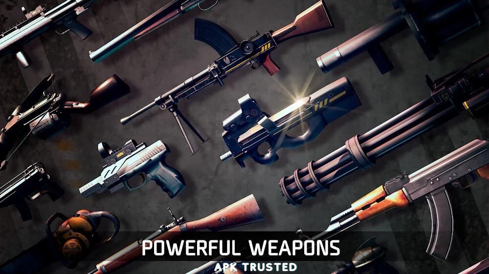 Powerful weapons