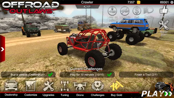 Offroad outlaws mod apk
